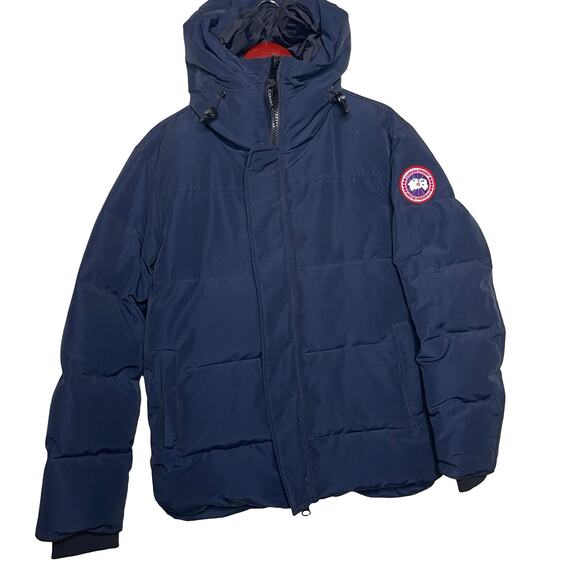 CANADA GOOSE Navy MacMillan Parka Puff jacket 2XL - Picture 1 of 10